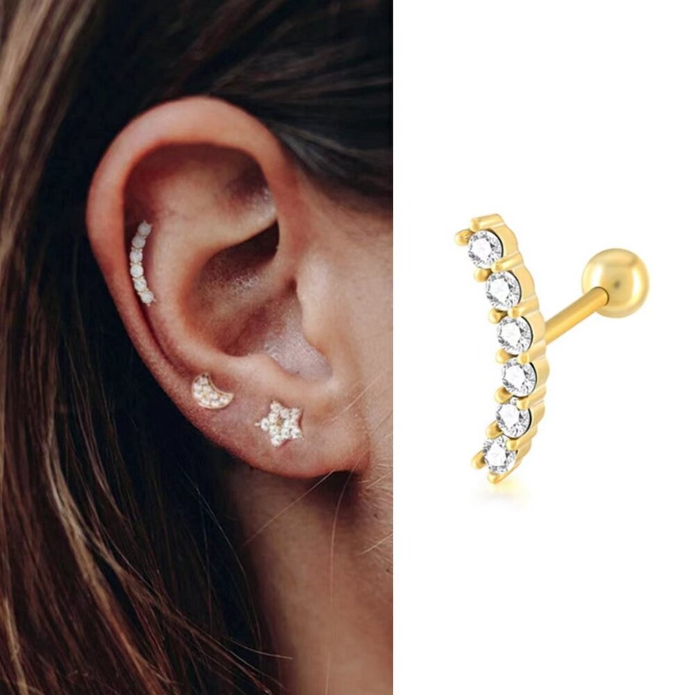 21102 925 Sterling Silver Screw Back Tiny Stud Earrings | Minimalist Studs